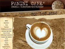 Tablet Screenshot of paninicafelv.com